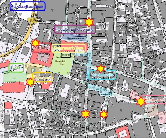 Lageplan Demokratiefest | Foto: Citymanagement Neustadt