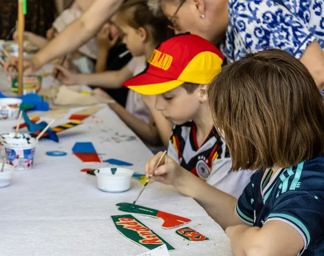Kinder beim Malen | Foto: Wolfgang Neuberth