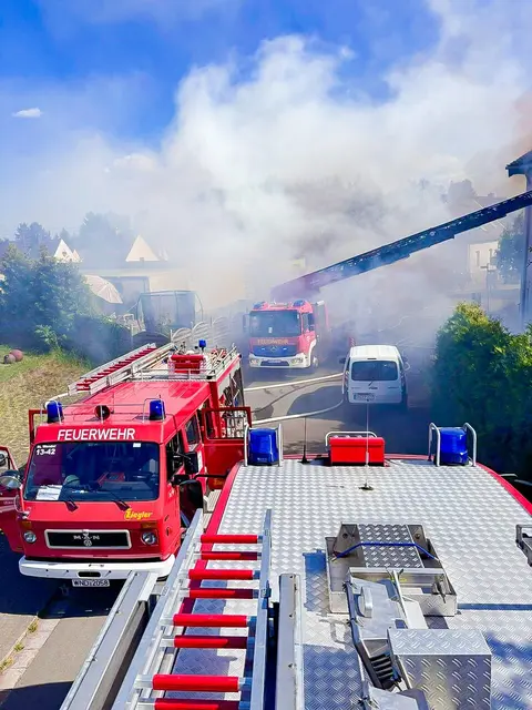 Feuerwehr in Winterbach im Einsatz | Foto: KBI WND D. Schäfer
