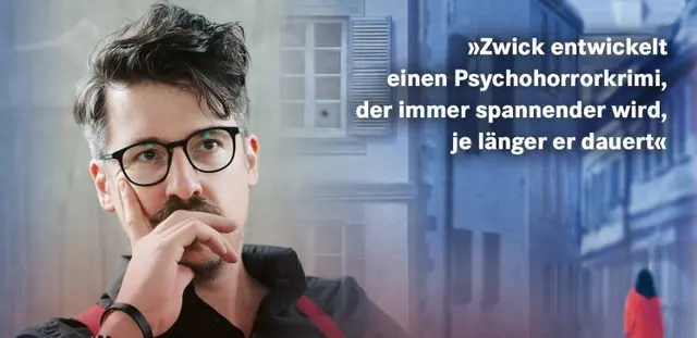 Autor Tim Zwick liest aus seinem 2. Roman "Rot wie Nebel" | Foto: Johanna Sievers