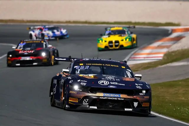 Max Reis und sein Teamkollege Emil Gjerdrum sammelten beim ADAC GT Masters in Zandvoort weitere Meisterschaftspunkte. Im Ford Mustang GT3 des Haupt Racing Teams belegte das Duo die Plätze zwölf und elf. | Foto: MR 28 GmbH 
