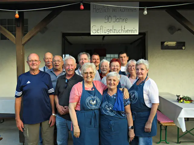 Sie alle halfen beim Jubiläumswochenende mit | Foto: Brigitte Melder