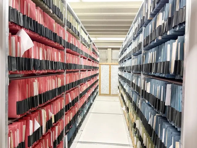 Wer einen Bauantrag stellen oder alte Bauakten einsehen will, muss sich im Kreis Germersheim auf mehr digitale Abläufe einstellen. Blick in einen Teil des Archivs, das insgesamt 125.00 Akten enthält. | Foto: KV GER/Arthur Jung