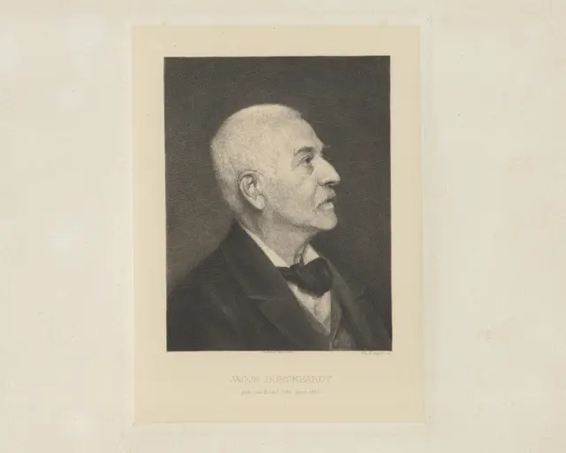 Porträt von Jacob Burckhardt um 1892.  | Foto: @Foto LABW, GLAK J-Ac-B 260