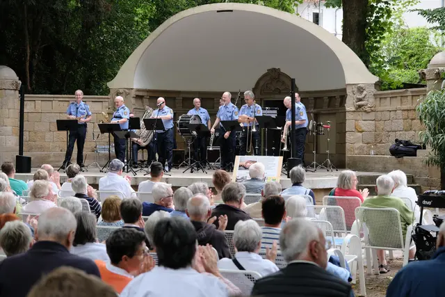 Gast bei den Sonntagskonzerten im Landauer Goethepark: das Landespolizeiorchester Rheinland-Pfalz. Stadt Landau | Foto: Stadt Landau