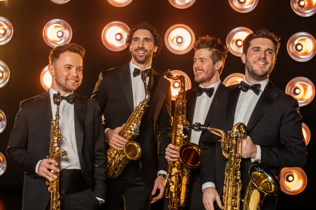 Das Eröffnungskonzert der diesjährigen Donnersbergiade bestreitet im Kloster Rosenthal das Signum Saxophone Quartet | Foto: Luca Patrone/gratis