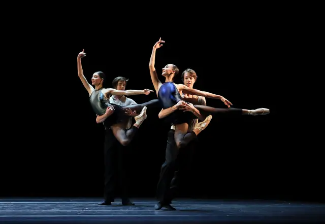 Bayerisches Junior Ballett München: Aleksandra Abrashina, Rebecca Rudolf, Simon Adamson-De Luca und Harry Ashton-Ireland | Foto: Marie-Laure Briane