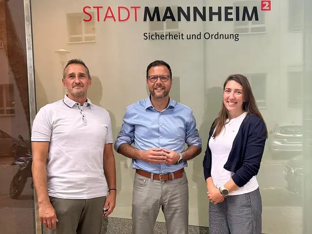 Neue Führung für Sicherheit und Ordnung in Mannheim: Dirk Herzbach und Jessica Deutsch bilden ab sofort eine Doppelspitze im Fachbereich. | Foto: Stadt Mannheim