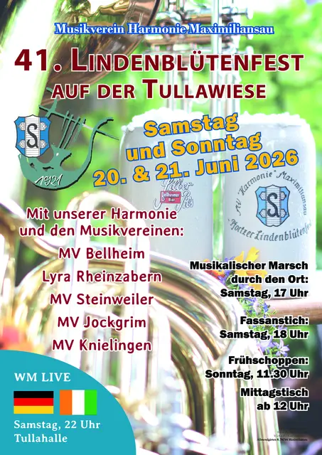 Das Plakat zum Fest. | Foto: Markus Burck / Philipp Ritzmann