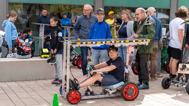 Impression vom SolarCaRS+Cup Rheinland-Pfalz an der Hochschule Kaiserslautern | Foto: Hochschule Kaiserslautern/gratis