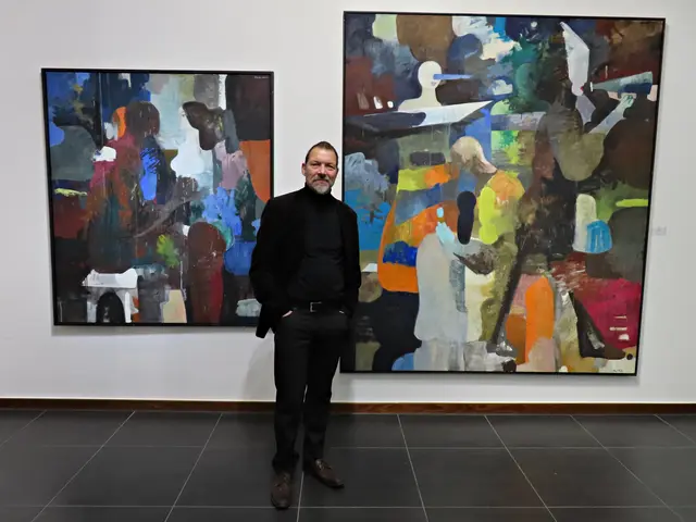 Archivfoto aus 2024 mit Alex Bär in der Galerie Lauth | Foto: Brigitte Melder