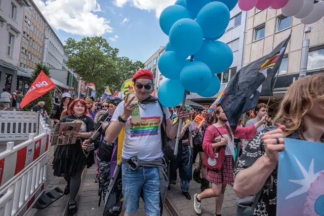 Vielfalt sichtbar gemacht: So feierte Karlsruhe den CSD | Foto: Paul Needham