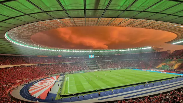 Großartige Atmosphäre im Berliner Olympiastadion bei Pokalfinale 2024 | Foto: Ralf Vester