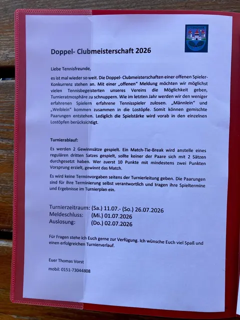Foto: TC Friedelsheim