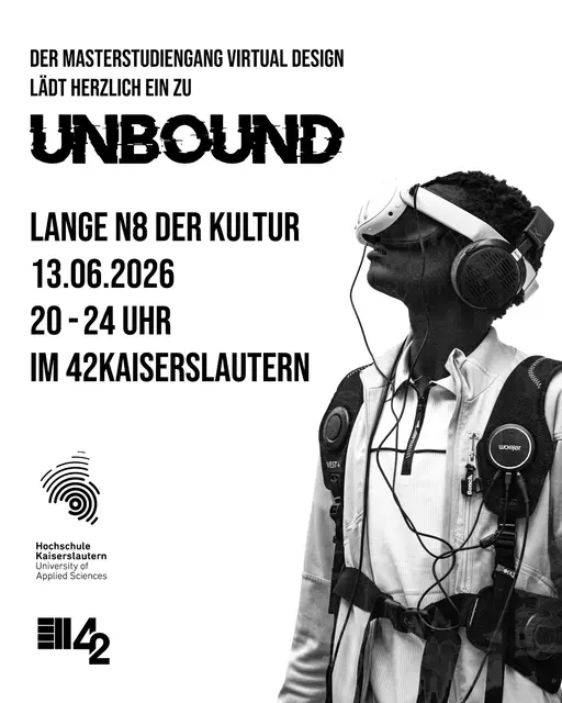 "Unbound" ist eine audiovisuelle Soundexperience, die in der Virtual Reality stattfindet | Foto: Hochschule Kaiserslautern/gratis