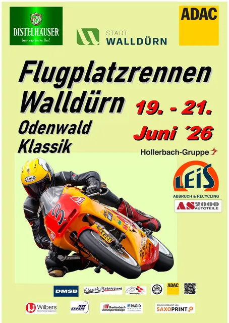 Das Flugplatzrennen in Walldürn findet vom 19. bis 21. Juni statt | Foto: Klassik Motorsport