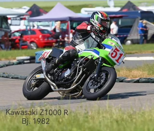 Hubert Trabold fährt seit einigen Jahren auf seiner Kawasaki Z 1000R | Foto: Klassik Motorsport