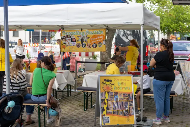 Die MVV Nachbarschaftsoase sagt Danke. | Foto: Wolfgang Neuberth