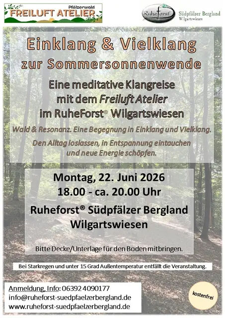 Foto: RuheForst Südpfälzer Bergland Wilgartswiesen