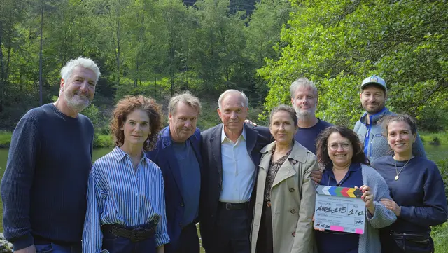 Tatort: Ulrich Tukur und Barbara Philipp drehen den neuen Fall „Murot und die Mittsommernacht“ in Schlüchtern und Umgebung. | Foto: HR Hessischer Rundfunk