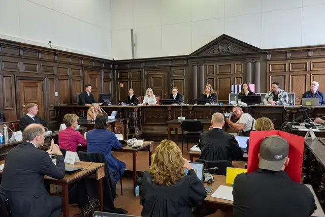 Der Prozess am Hamburger Landgericht läuft schon seit über 50 Verhandlungstagen. | Foto: Georg Wendt/dpa-pool/dpa