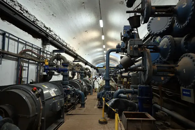 Die RAG-Stiftung muss dauerhaft für die Folgekosten des deutschen Steinkohlenbergbaus aufkommen. Dazu gehört auch der Betrieb von Wasserpumpen in stillgelegten Bergwerken. (Archivbild) | Foto: Federico Gambarini/dpa