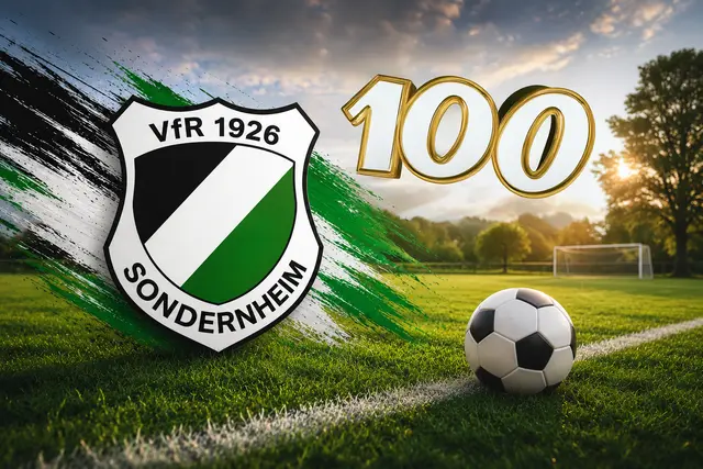 Festwoche zum Jubiläum: 100 Jahre VfR Sondernheim | Foto: Heike Schwitalla (erstellt mit generativer KI)