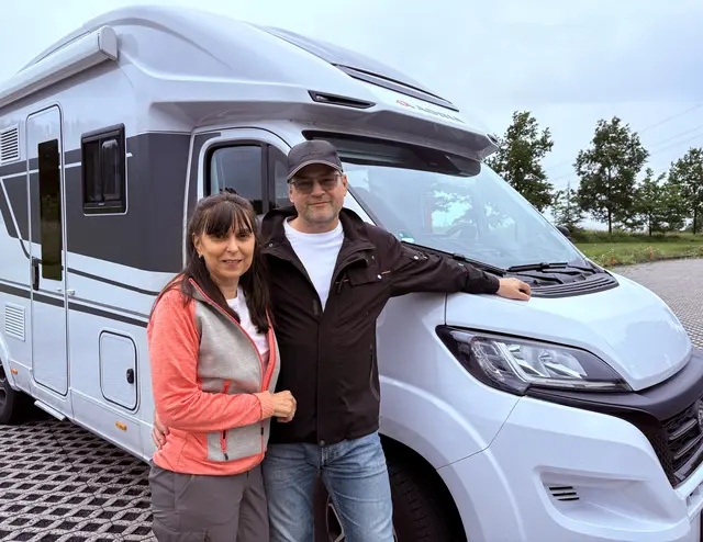 Wohnmobil-Fahrtraining mit Übungen wie Zielbremsung und Rückwärtsrangieren. | Foto: ADAC Hessen-Thüringen e.V.