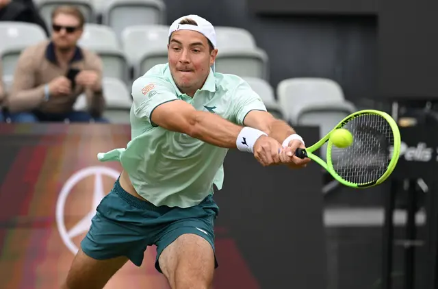 Im Doppel mit Yannick Hanfmann im Stuttgarter Finale: Jan-Lennard Struff. | Foto: Marijan Murat/dpa
