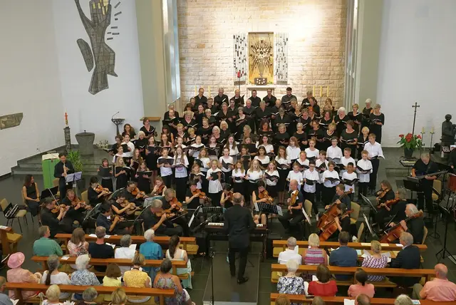 Liedertafel-Konzert 2023 in der Pius-Kirche. Karl Jenkins: The Peacemakers | Foto: Mario Schaaf