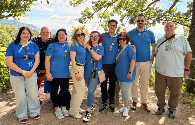 Abordnung der Derkemer Grawler mit Ehrensenator | Foto: Marion Baumstark