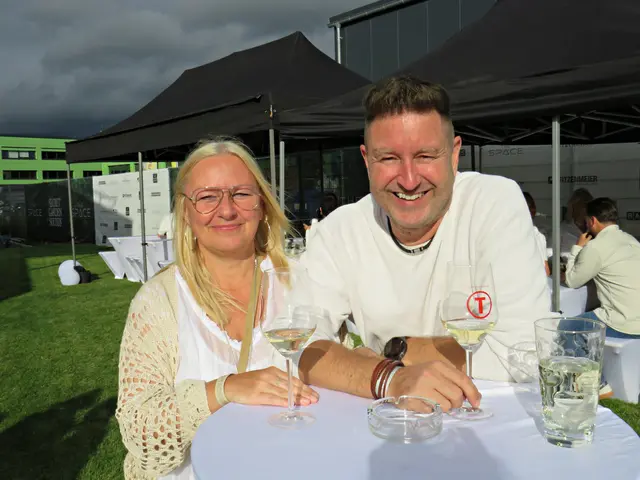 Ute und Thorsten Eberle genossen ihren ersten Abend hier | Foto: Brigitte Melder