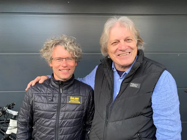 Steve Jenkner (links) wurde 2002 Dritter im 125 ccm Rennen mit Martin Wimmer | Foto: Michael Sonnick