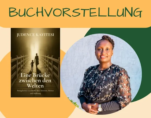 Die Autorin Judence Kayitesi und ihr neues Buch "Brücke zwischen den Welten" | Foto: Judence Kayitesi
