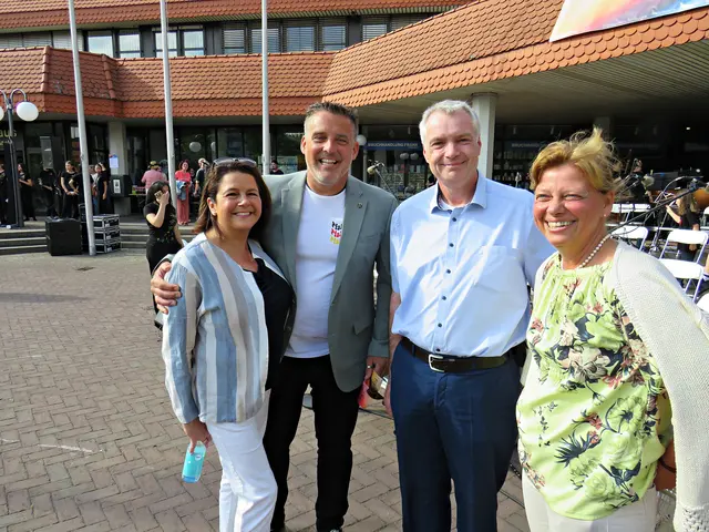 Sandra und Volker Knörr, Andreas Poigneé und Andrea Weber | Foto: Brigitte Melder
