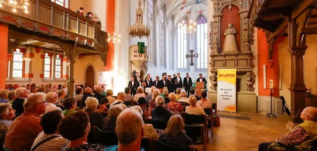 Die Mainzer Hofsänger treten am Sonntag, 28. Juni, zu einem Benefizkonzert in der Zwölf-Apostel-Kirche in Frankenthal auf. Der Erlös unterstützt die Bürgerhilfe 2000 e.V. | Foto: Sebastian Weindel, © Sebastian Weindel