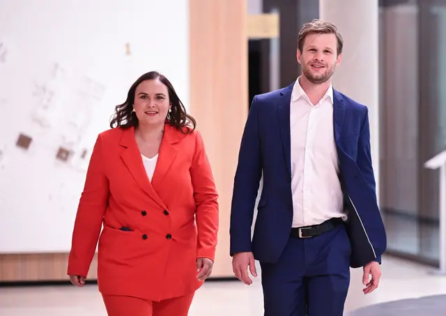 Die beiden wollen die SPD aus der Krise führen | Foto: Bernd Weißbrod/dpa