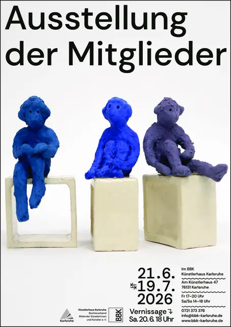 Plakatmotiv: Tanja Goetzmann | Foto: BBK Karlsruhe