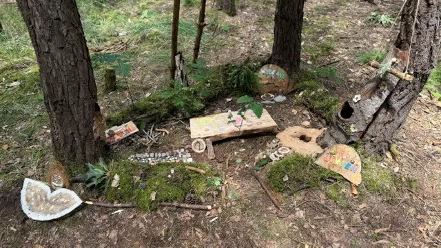 Elf Familien legen den Grundstein für den Märchenwald | Foto: Silke Riehl/Saskia Gerland