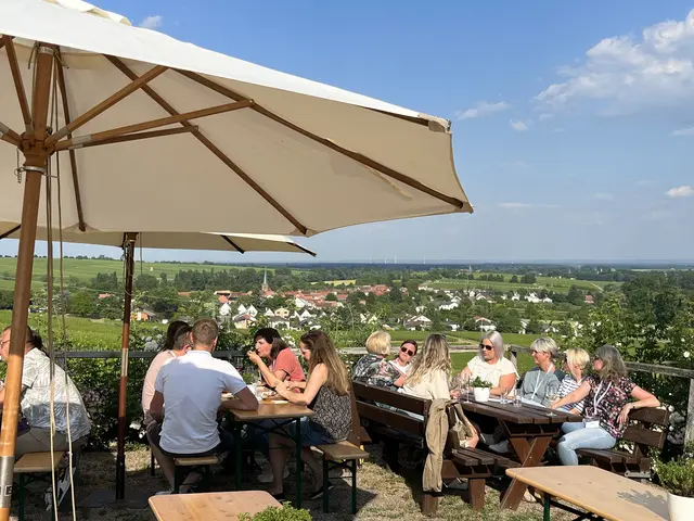 Auch kleinere Weinfeste und Panorama-Veranstaltungen gehören am Wochenende zum Programm in der Pfalz – hier in Heuchelheim-Klingen | Foto: Simone Leonhard-Frech/gratis