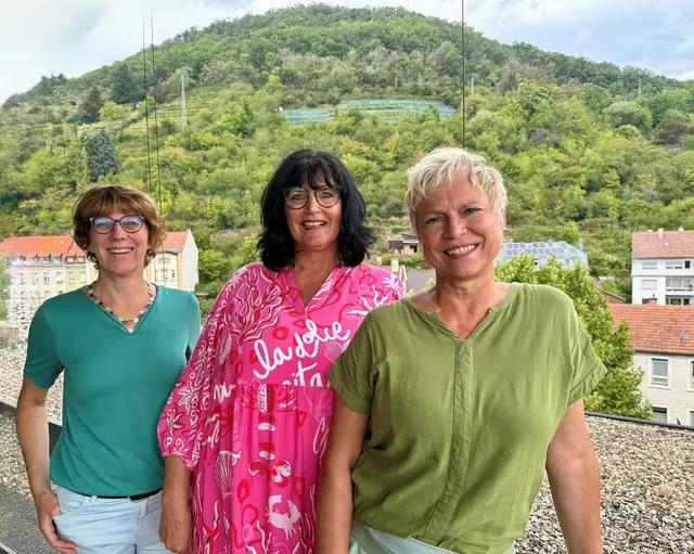 Team himmelgrün von links nach rechts: Monika Kreiner, Brigitte Hahn, Mechthild Werner | Foto: Evangelische_Kirche_Pfalz