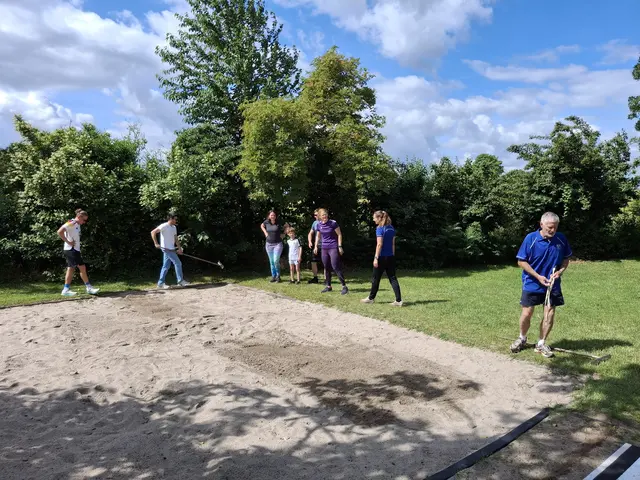 Standweitsprung - Diziplin für das Sportabzeichen | Foto: H. Feise (2026)