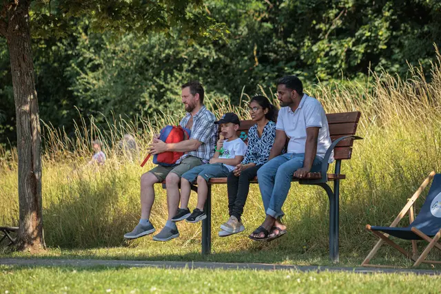 Spiel, Bewegung und jede Menge gute Laune: Das Internationale Kinderfest 2026 lockte zahlreiche Familien in den Stadtpark Fronte Lamotte nach Germersheim. | Foto: Paul Needham