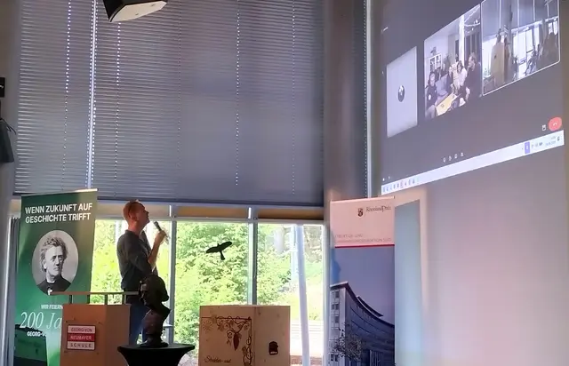 Live-Schaltung aus Kirchheimbolanden ins ewige Eis | Foto: Neumayerschule