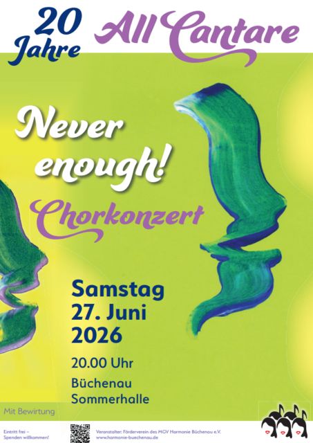 Flyer - 20 Jahre All Cantare - never enough! | Foto: All Cantare