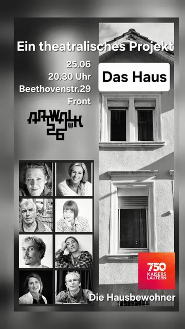 Ein theatralisches Projekt in der Beethovenstraße 29 | Foto: Grafik Hannelore Bähr/gratis