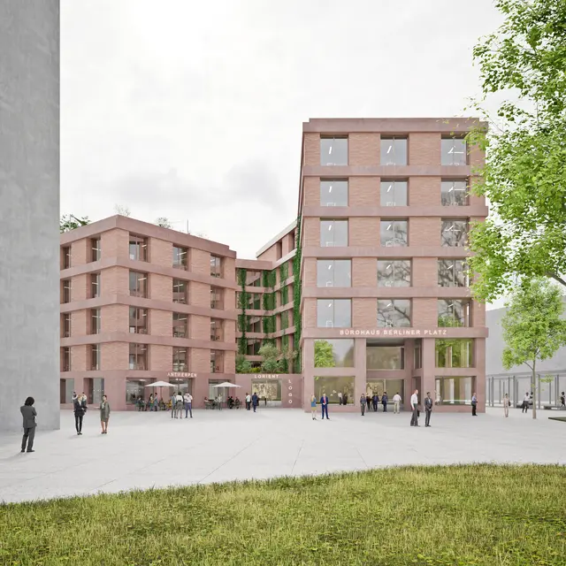 Die Verwaltung sprach bereits im Herbst 2024 von sechs Etagen, die Verwaltungssitz werden sollen.  | Foto: Architekturbüro Max Dudler