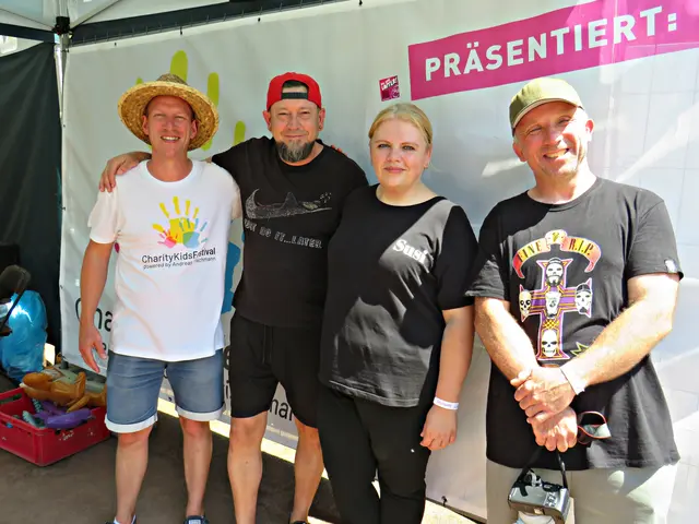 Andreas Trischmann, Ehepaar Cantali und Marco Brendel | Foto: Brigitte Melder