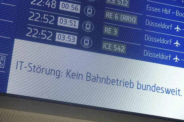 Bundesweit steht der Verkehr der Deutschen Bahn still. | Foto: Christoph Reichwein/dpa