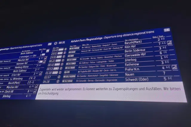 Die Störung im Bahnverkehr ist behoben, der Verkehr läuft der DB zufolge wieder an.  | Foto: ---/dpa